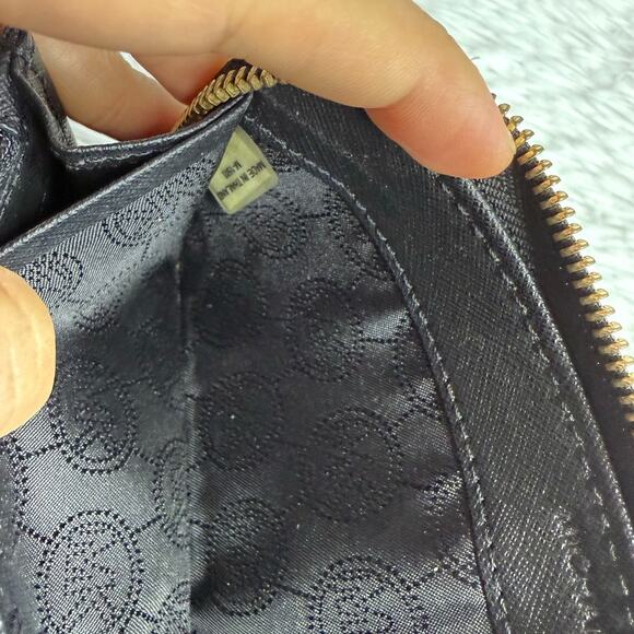 Michael Kors Black Zip Around Wallet - Picture 9 of 9